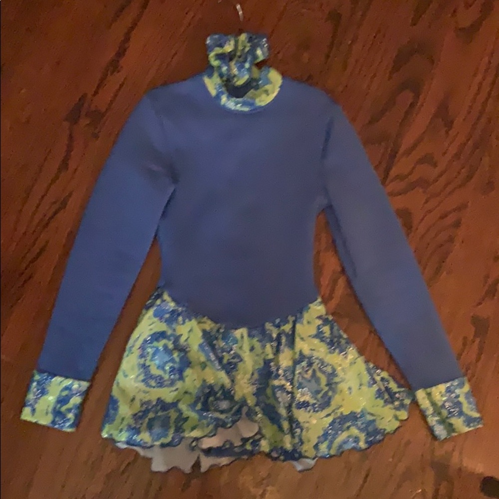 Mondor Polartec ice skating dress,  8-10
